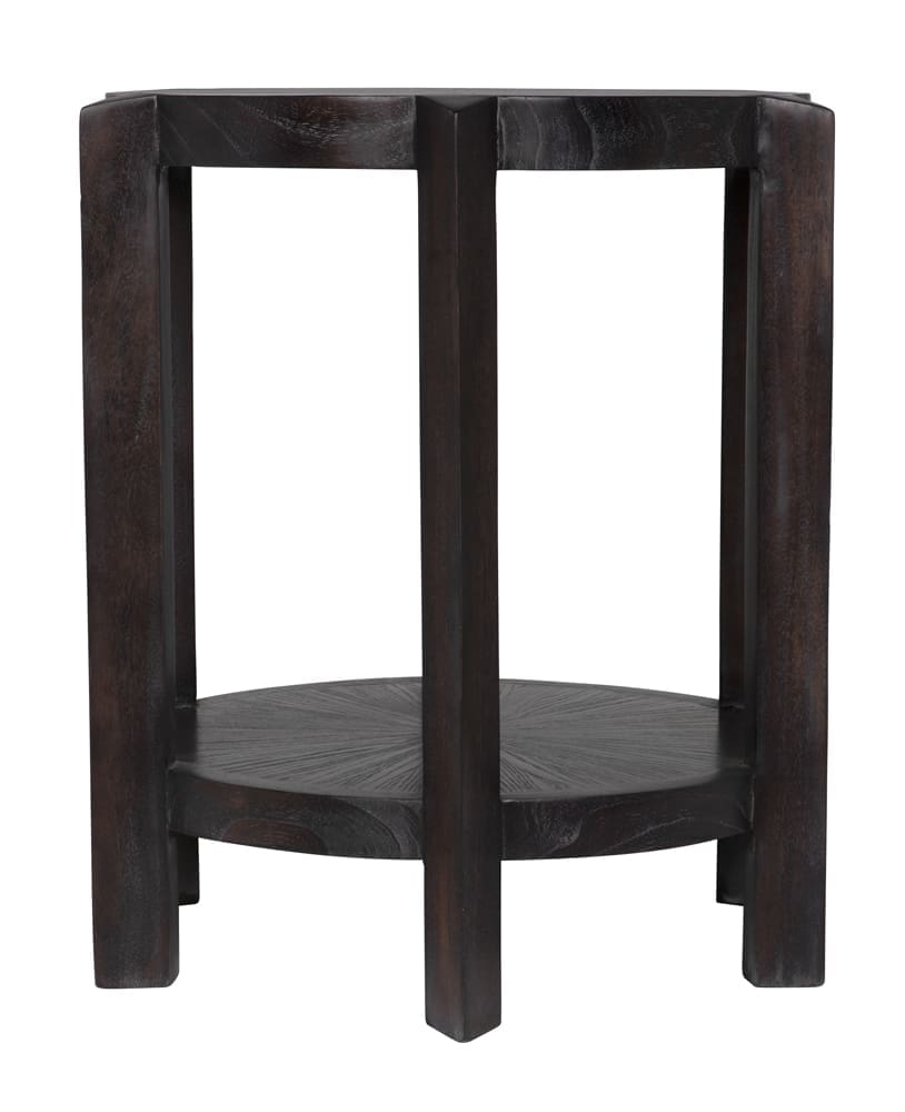Yuhuda Small Side Table, Sombre Finish in Sombre — Noir Furniture