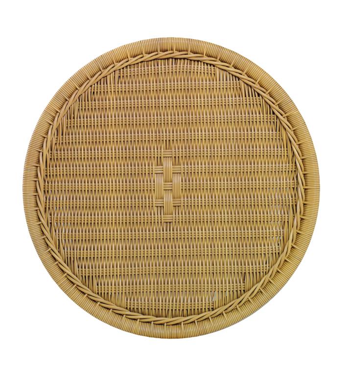 Mainland Wicker Side Table W/ Tempered Glass – Side Tables by Century Furniture | Sutter & Vale