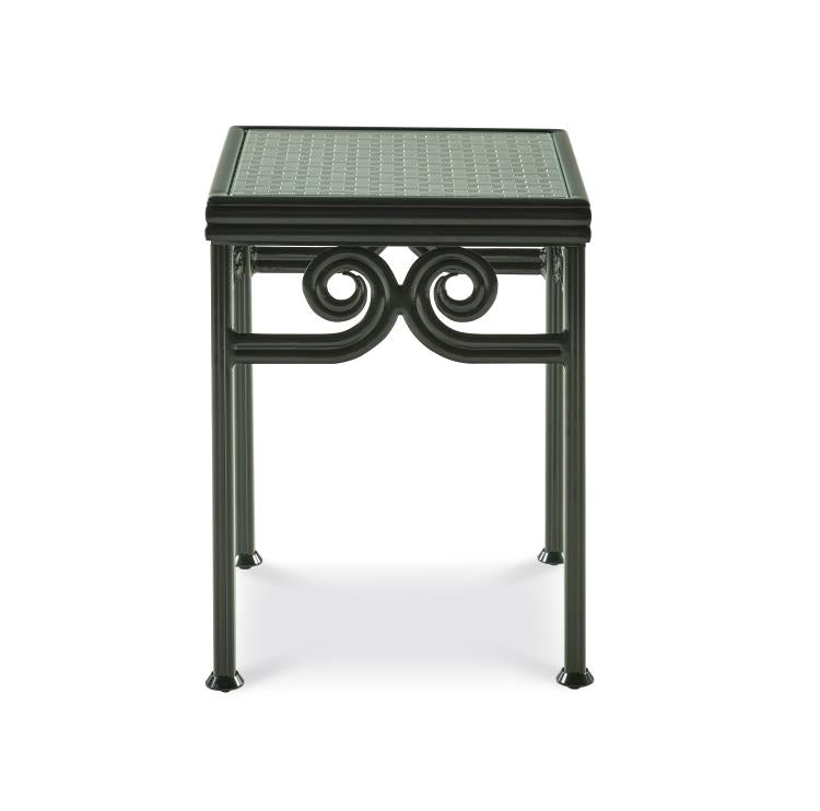 Augustine Metal Side Table W/Tempered Glass – Side Tables by Century Furniture | Sutter & Vale