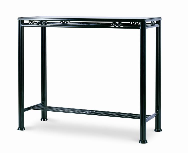 Augustine Metal Bar Table W/Tempered Glass – Bar & Counter Stools by Century Furniture | Sutter & Vale