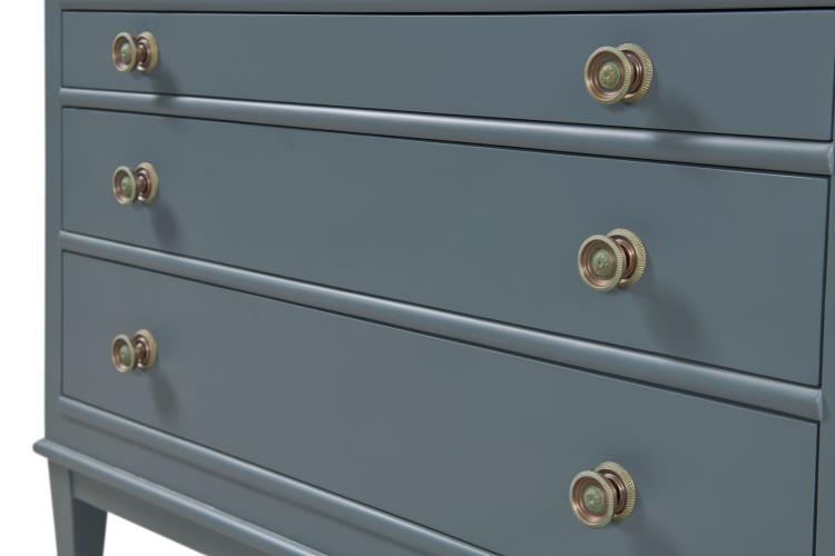 Hallings Secretary - Dusk Blue – Desks by Century Furniture | Sutter & Vale