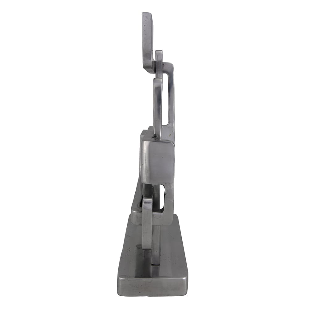 Kubric Sculpture, Silver in Polished — Noir Furniture