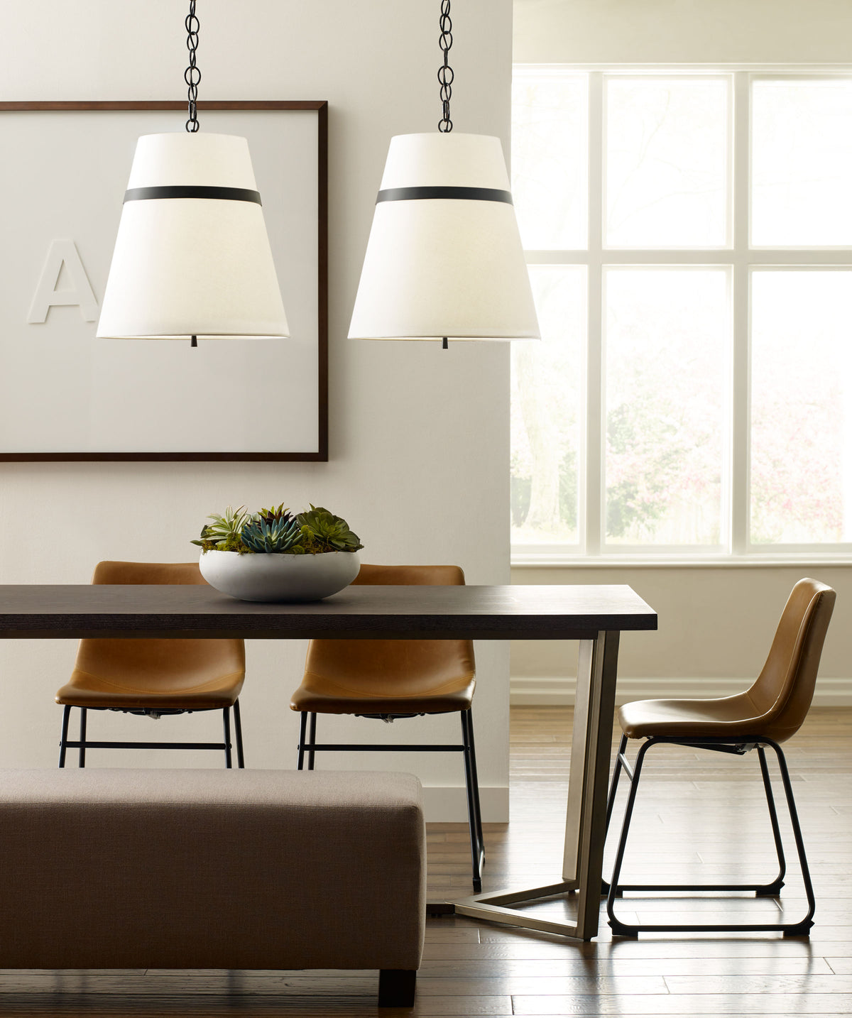 Cordtlandt Large Hanging Shade in Aged Iron