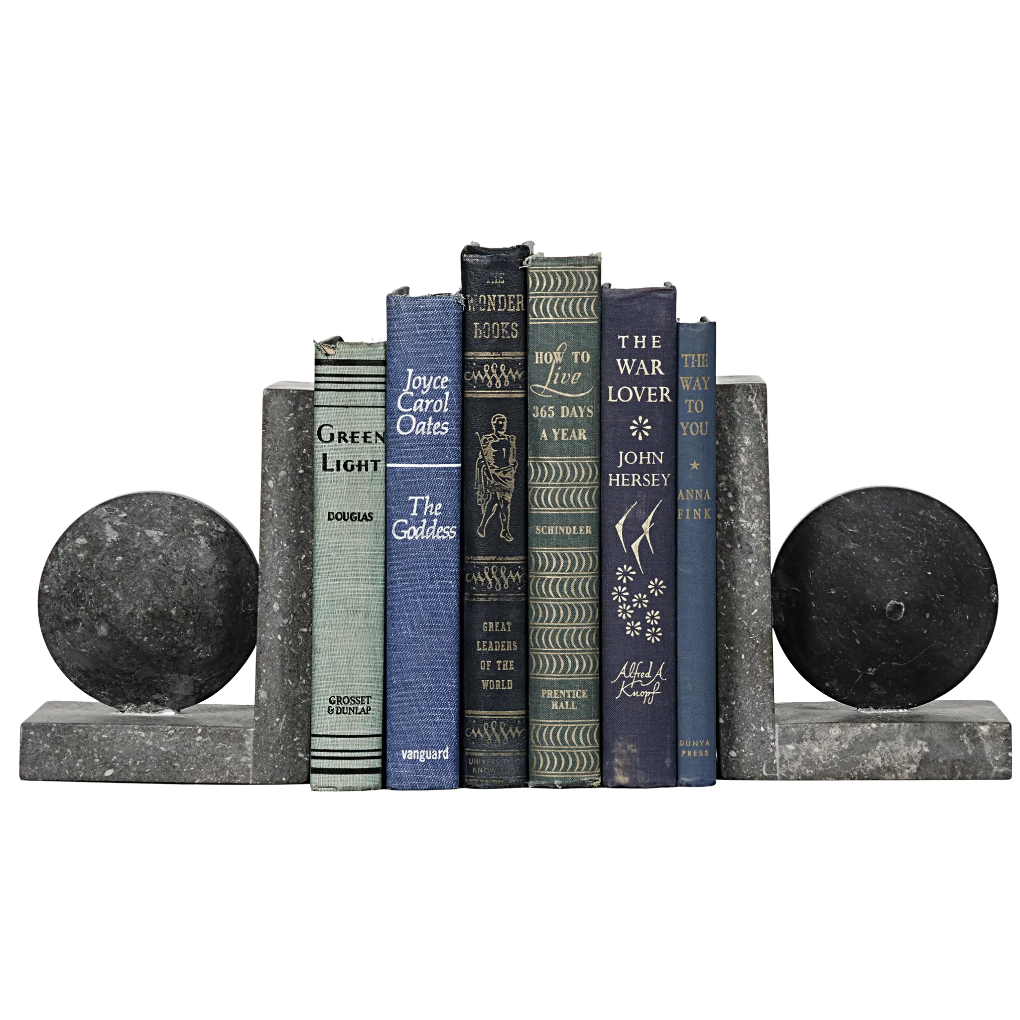 Marble Bookends in Marble — Noir Furniture