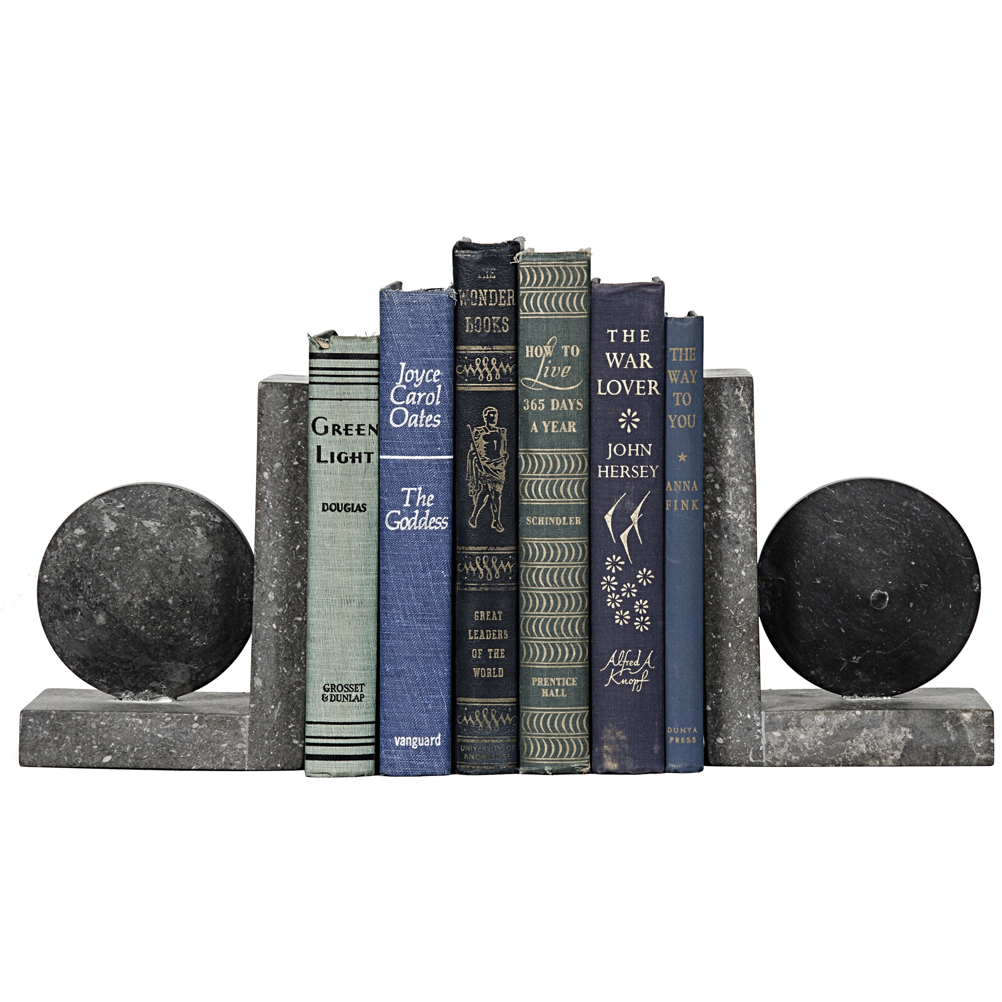 Marble Bookends in Marble — Noir Furniture