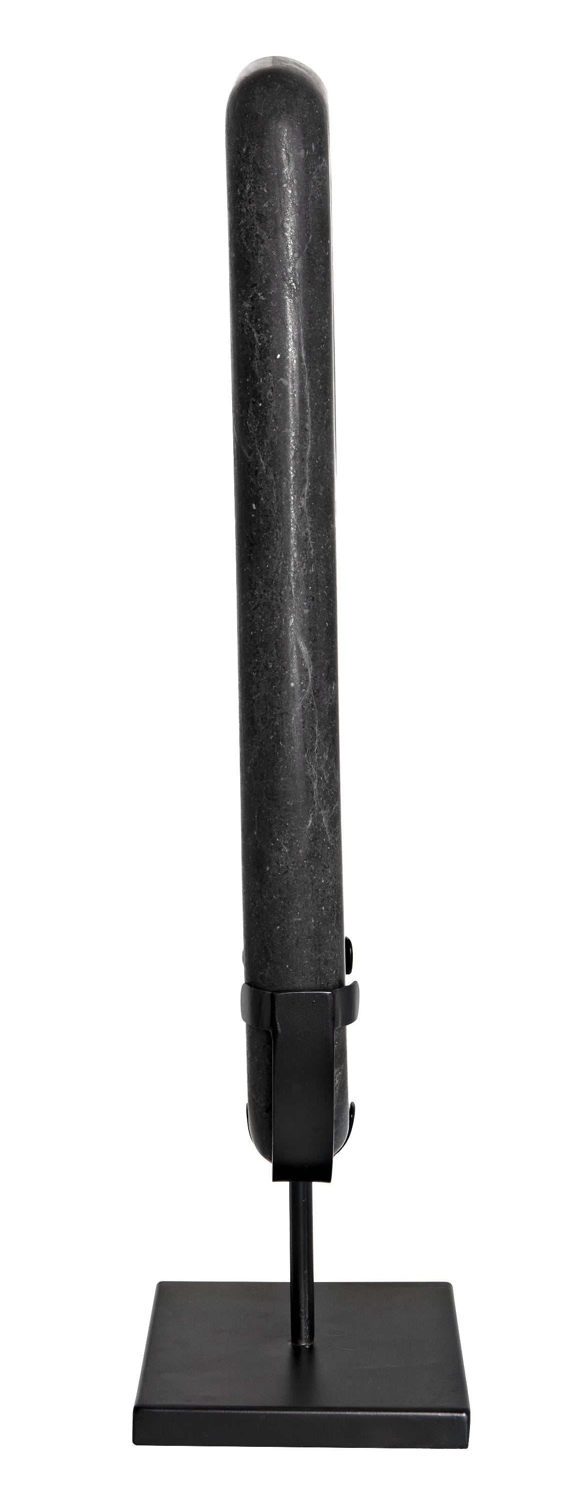 Flaubert Set of 2 in Black Marble and Matte Black — Noir Furniture