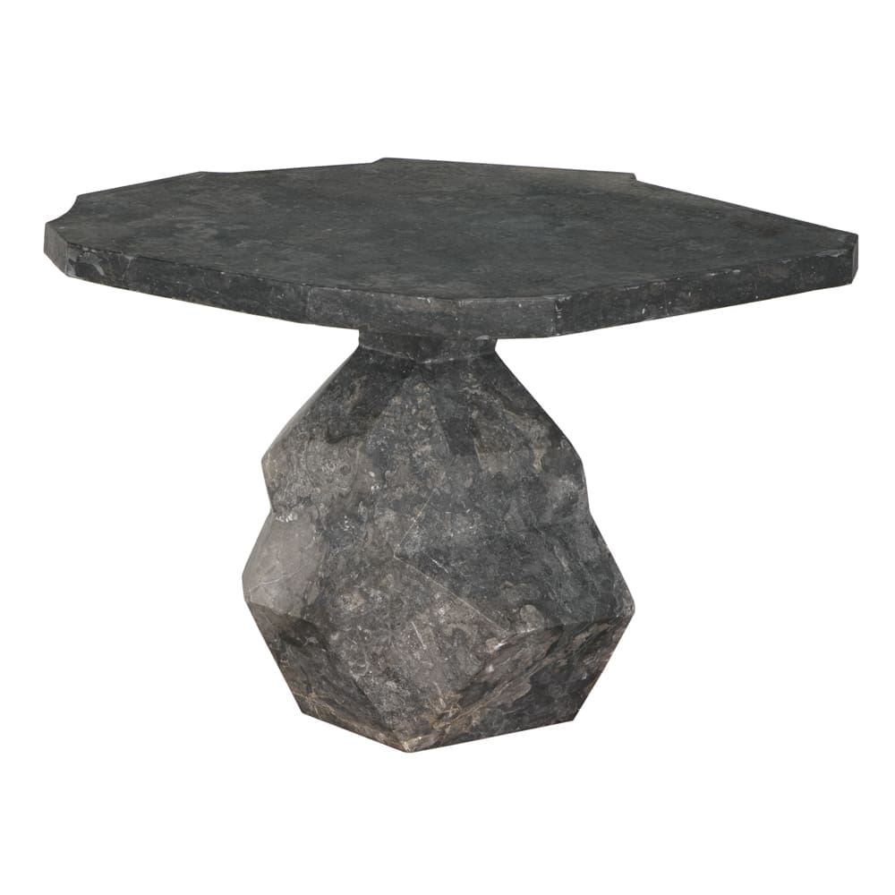 Rind Table, Black Marble in Black Marble — Noir Furniture