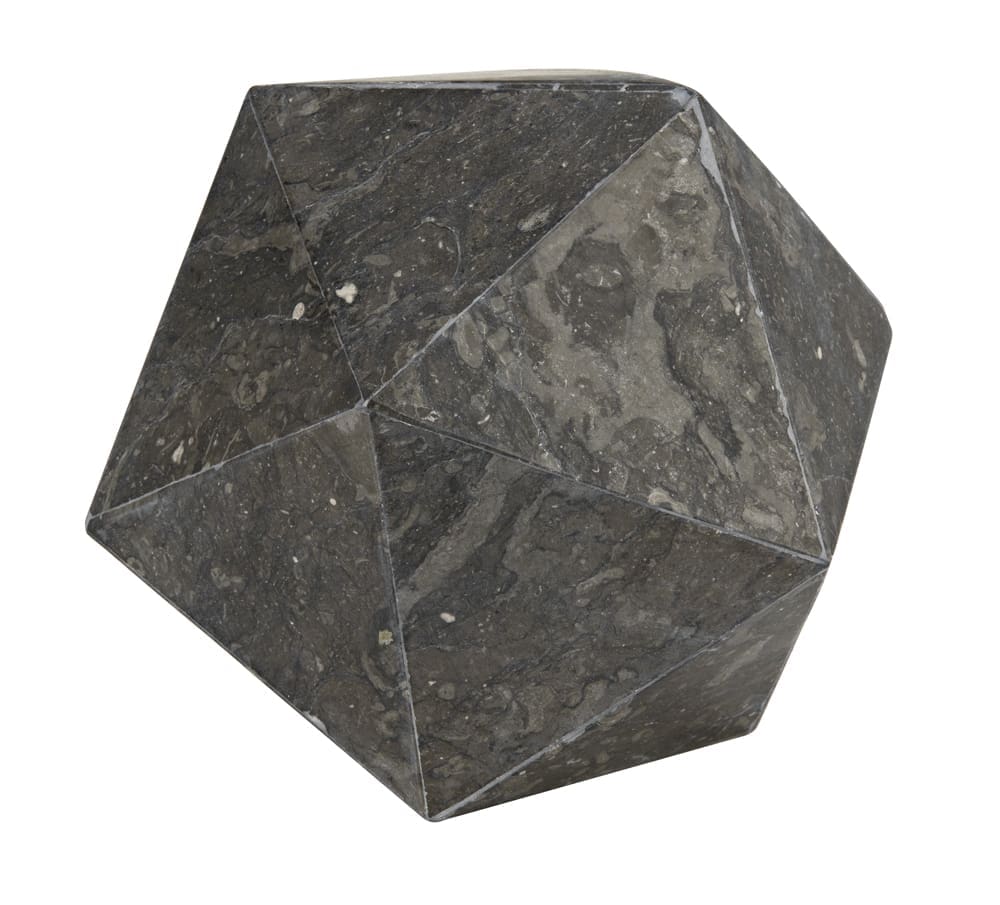 Polyhedron Object in Marble — Noir Furniture