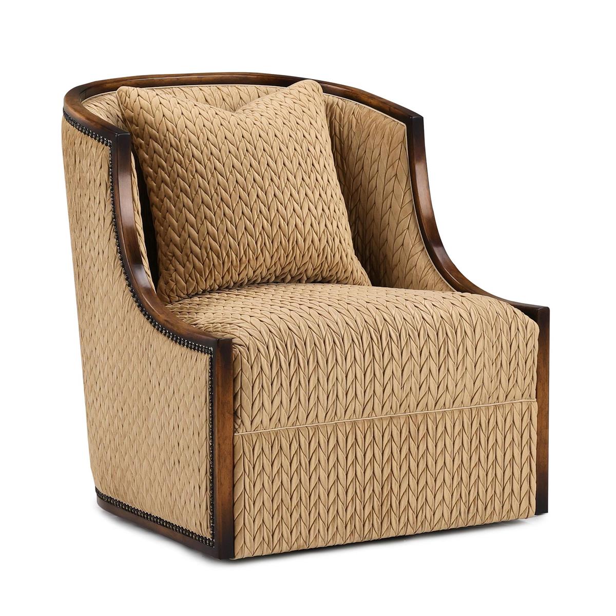 Ticinese Swivel Chair - 2211 – Art by John Richard | Sutter & Vale