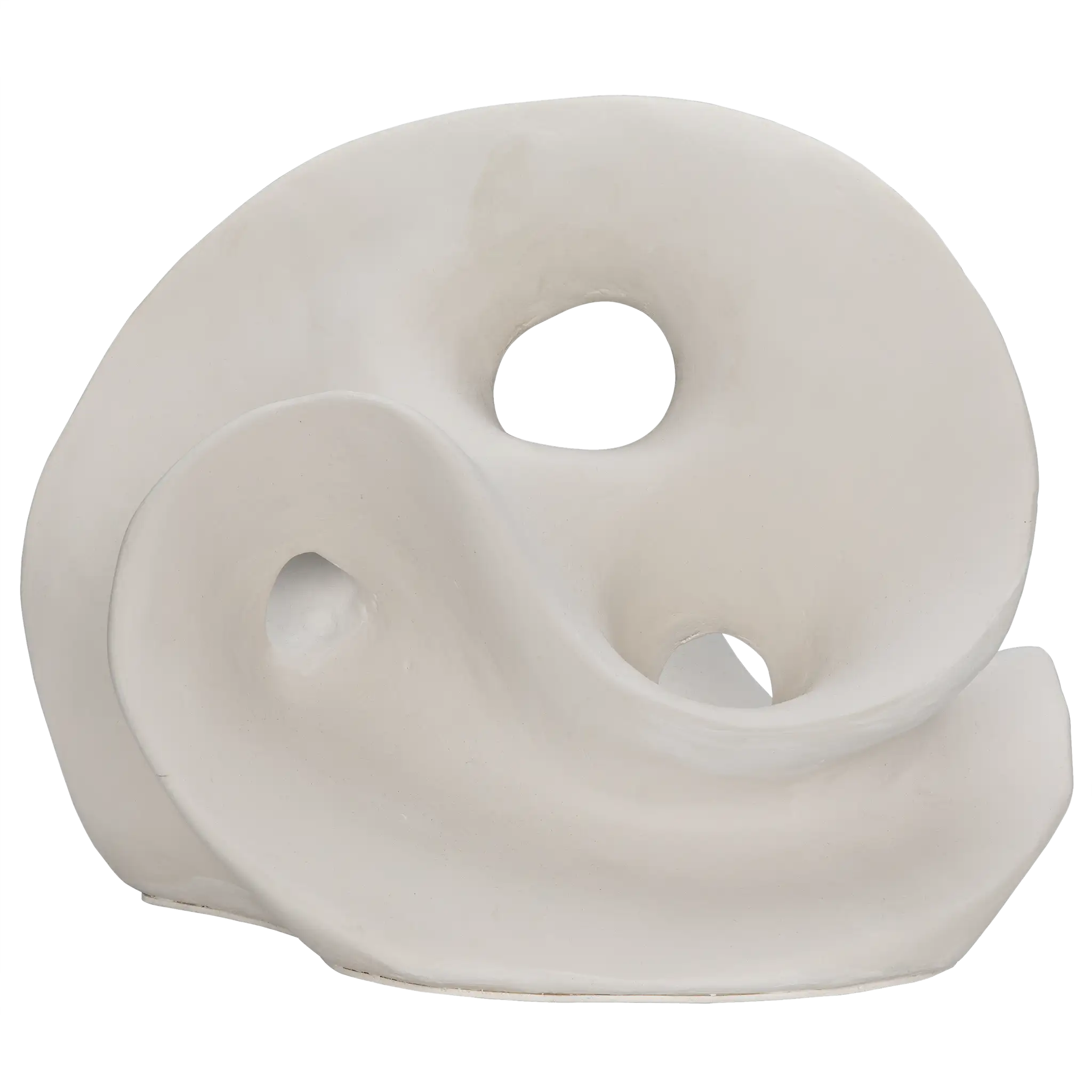 Traugott Sculpture, Fiber Cement in White — Noir Furniture