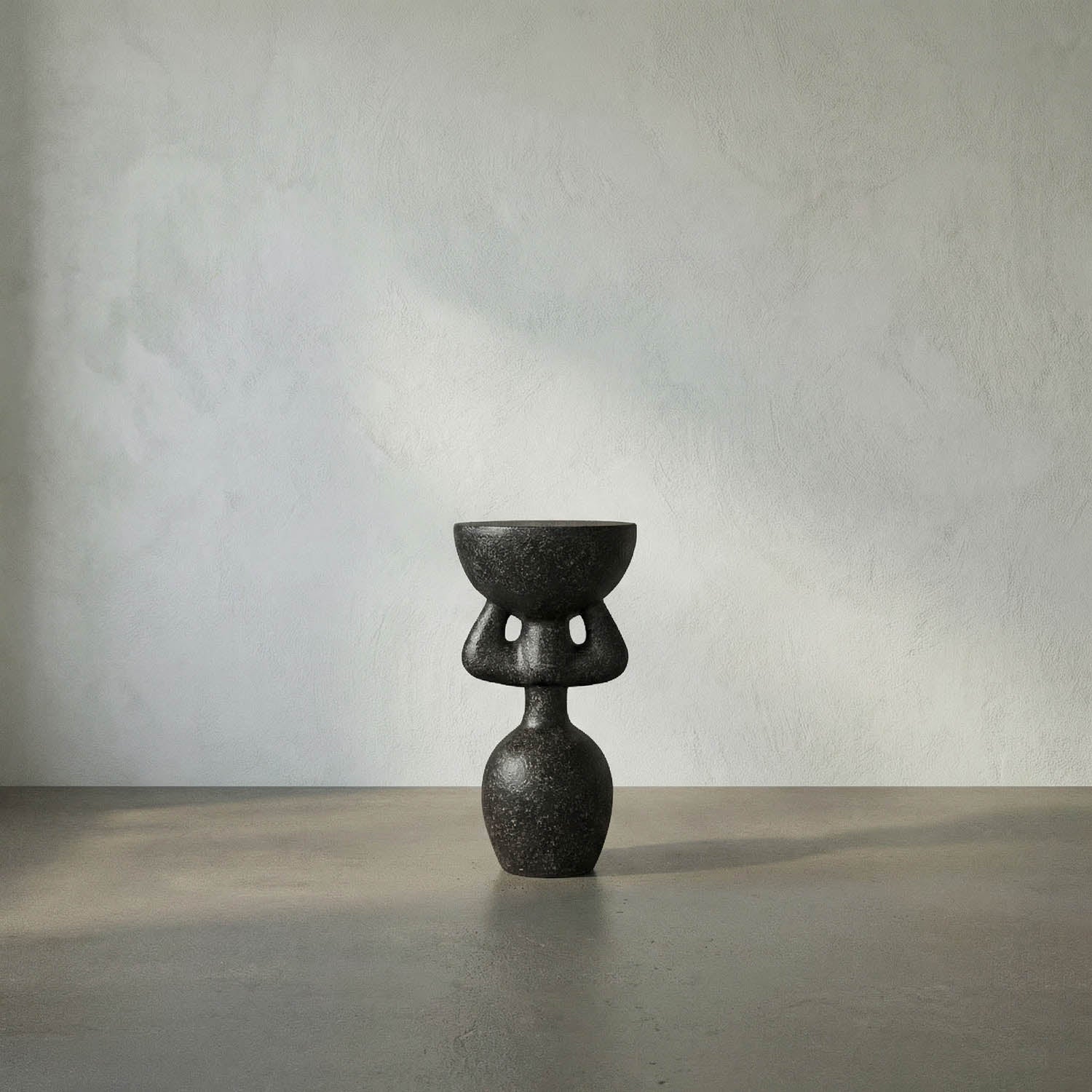 African Side Table by Noir