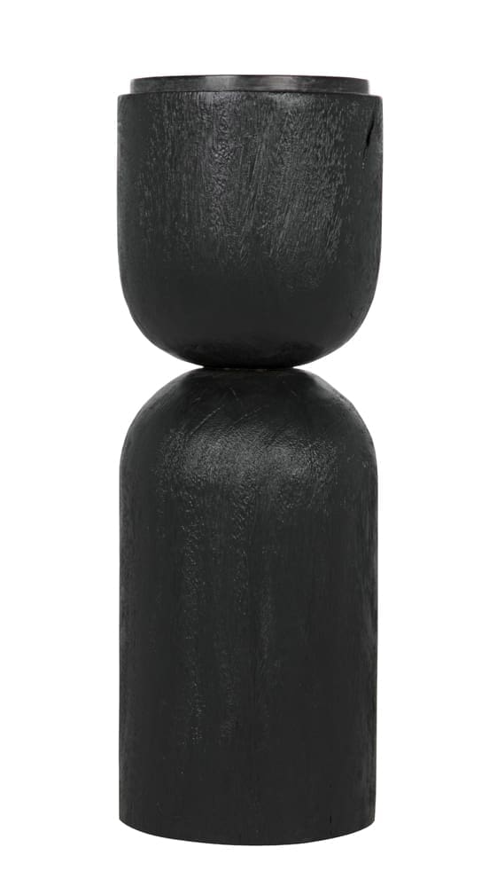 Kudoro Side Table, Small in Black Burnt — Noir Furniture