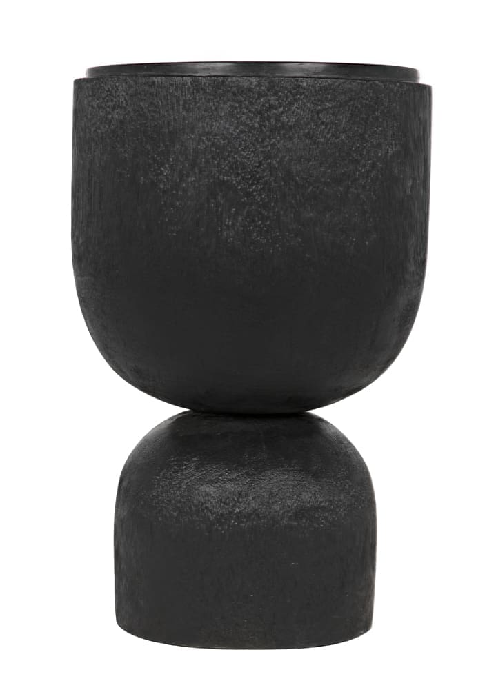 Kudoro Side Table, Large in Black Burnt — Noir Furniture