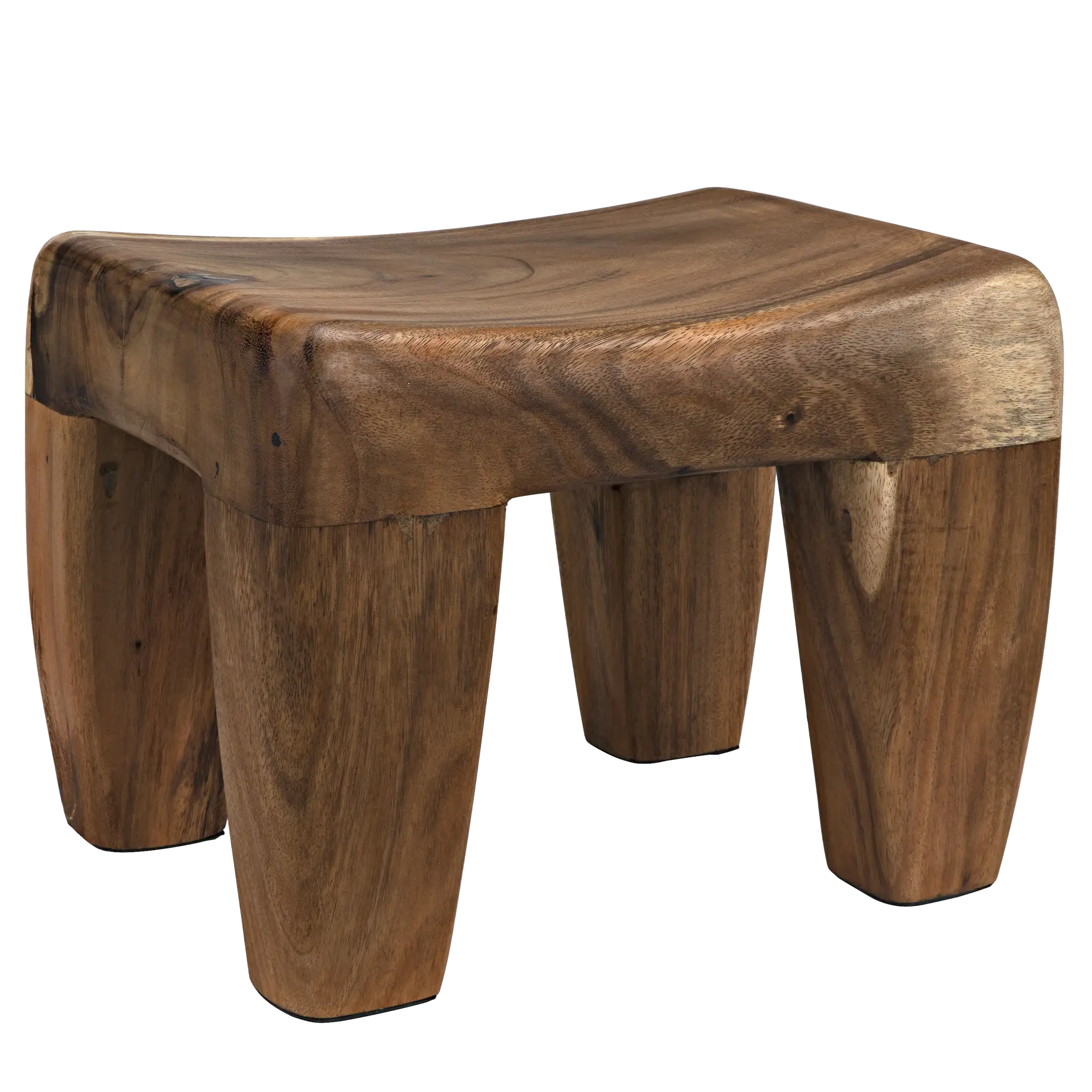 Sumo Stool, Munggur in Clear Coat Semi Gloss — Noir Furniture