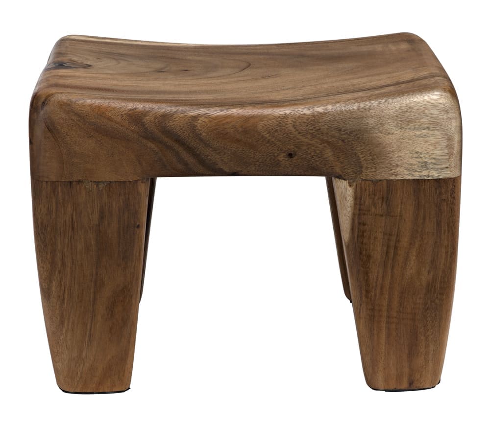 Sumo Stool, Munggur in Clear Coat Semi Gloss — Noir Furniture