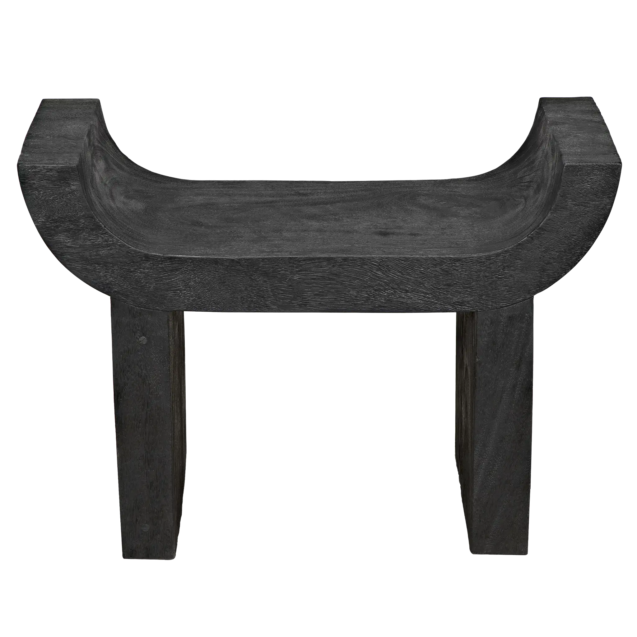 Kazuo Stool in Burnt Black — Noir Furniture