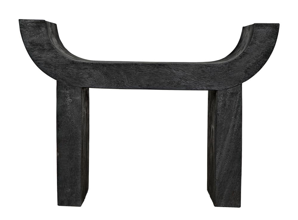 Kazuo Stool in Burnt Black — Noir Furniture