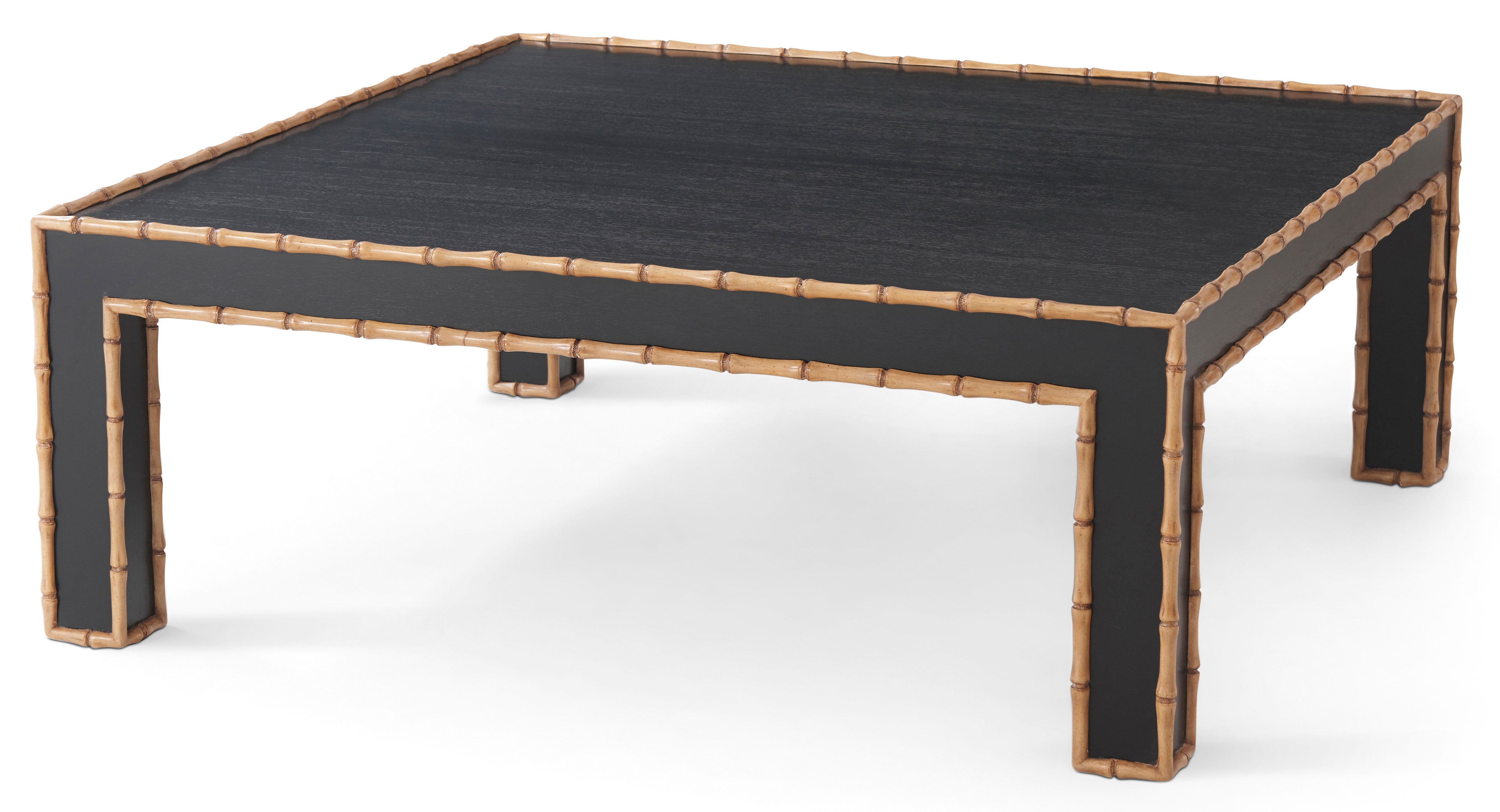 Cristina Cocktail Table in Mahogany Veneer, Composite - Theodore Alexander