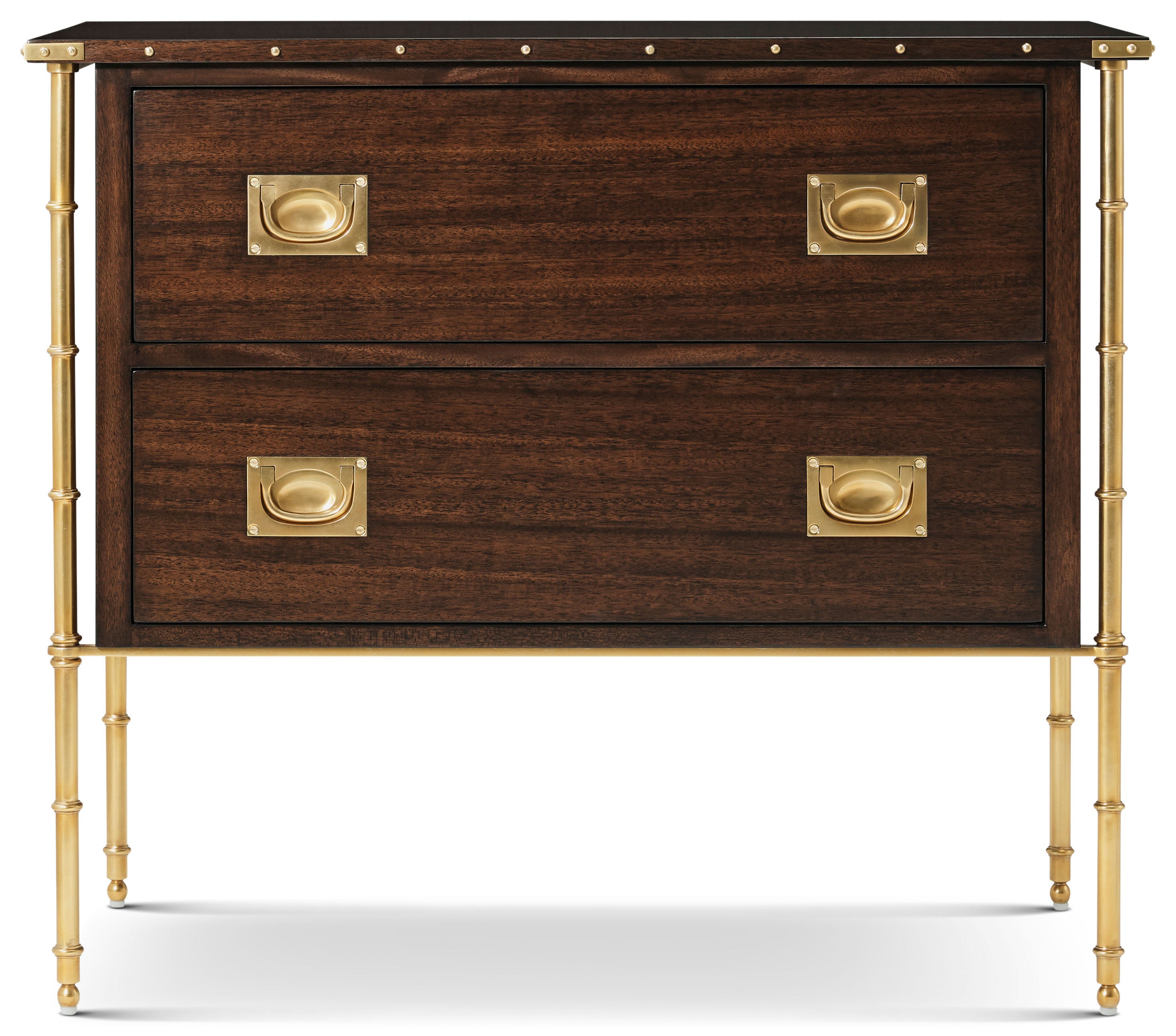 Tomaso Chest in Wood, Brass - Theodore Alexander