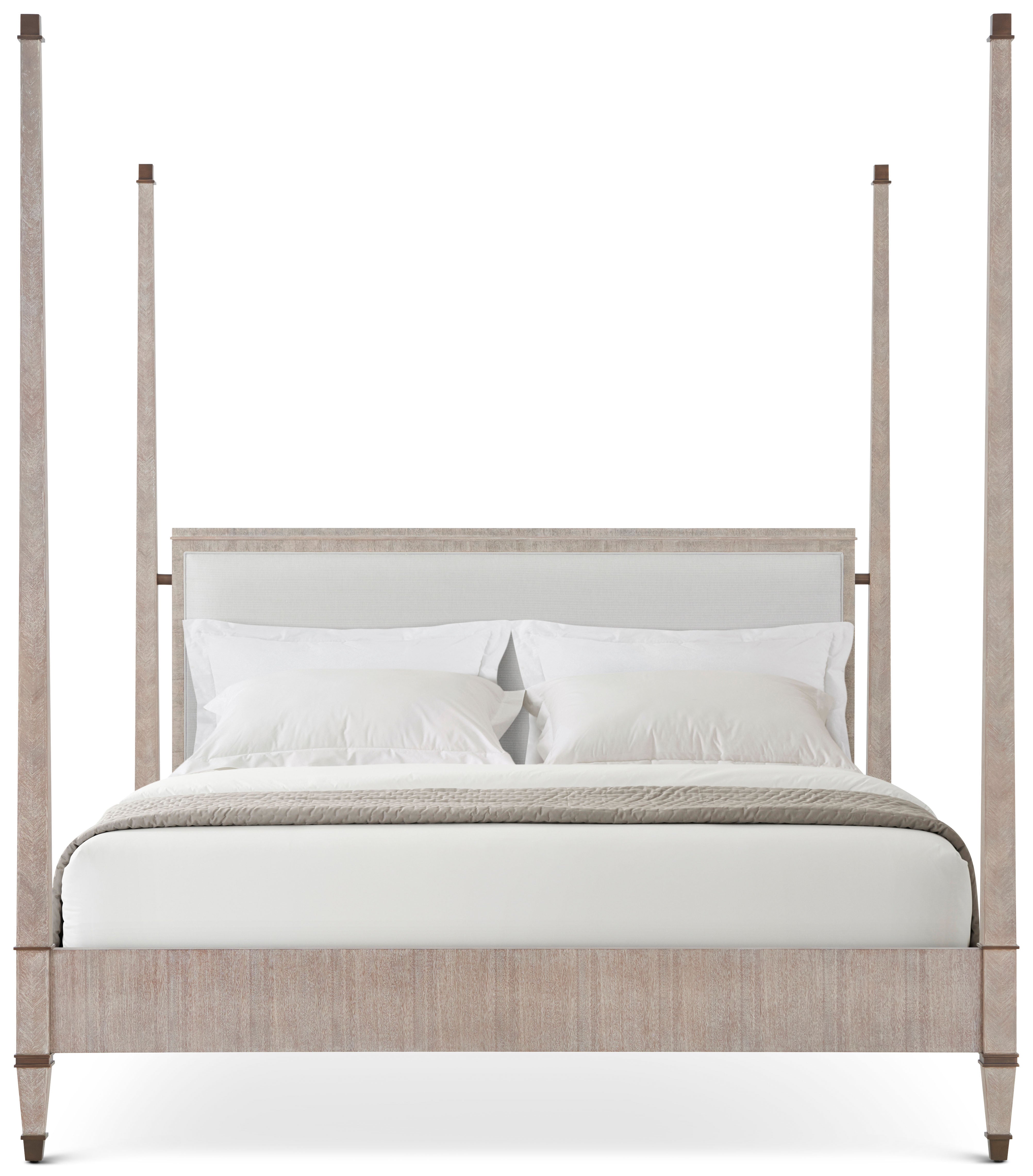 Markos Upholstered Poster Cal. King Bed