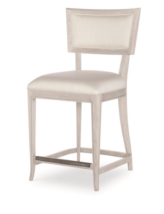 Liam Counter Stool - White Rustic – Bar & Counter Stools by Century Furniture | Sutter & Vale