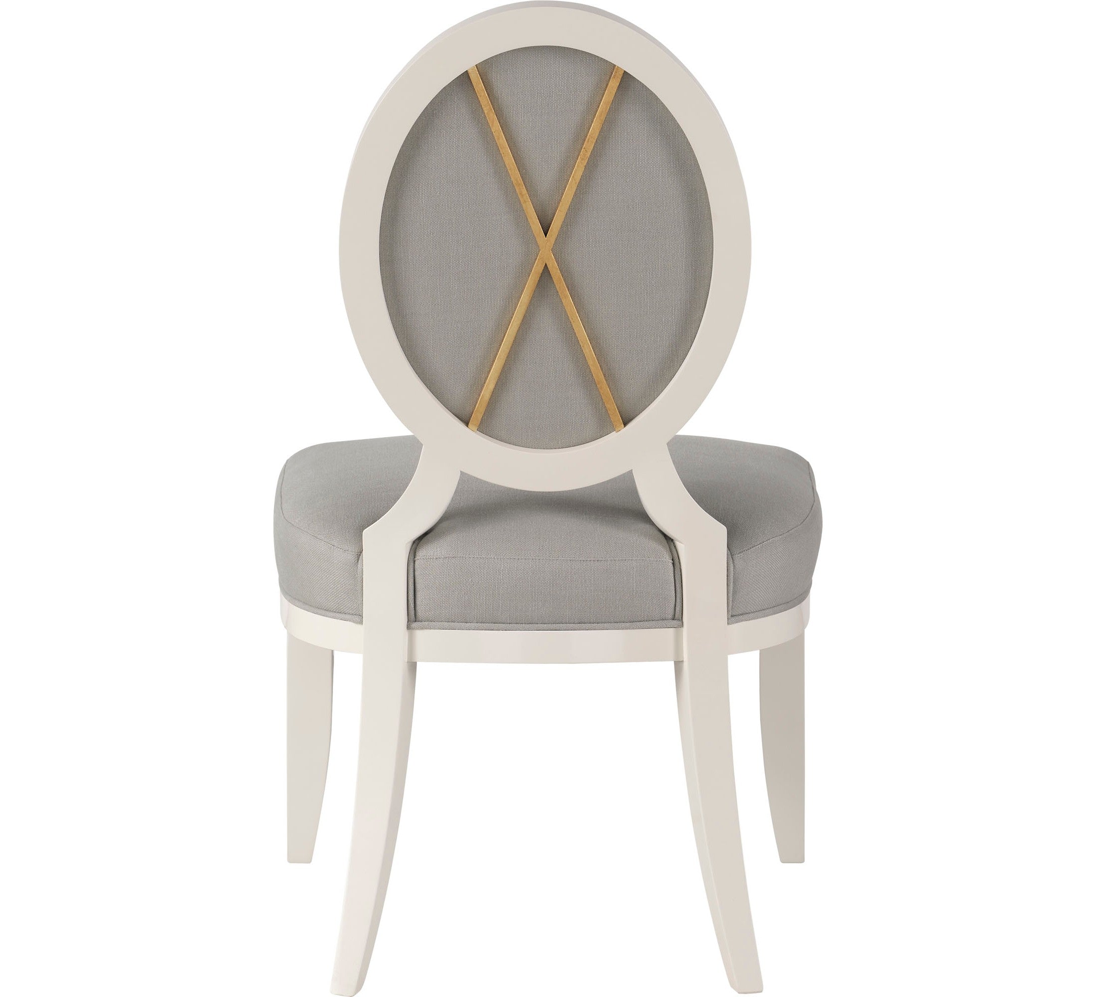 Oval X-Back Dining Side Chair