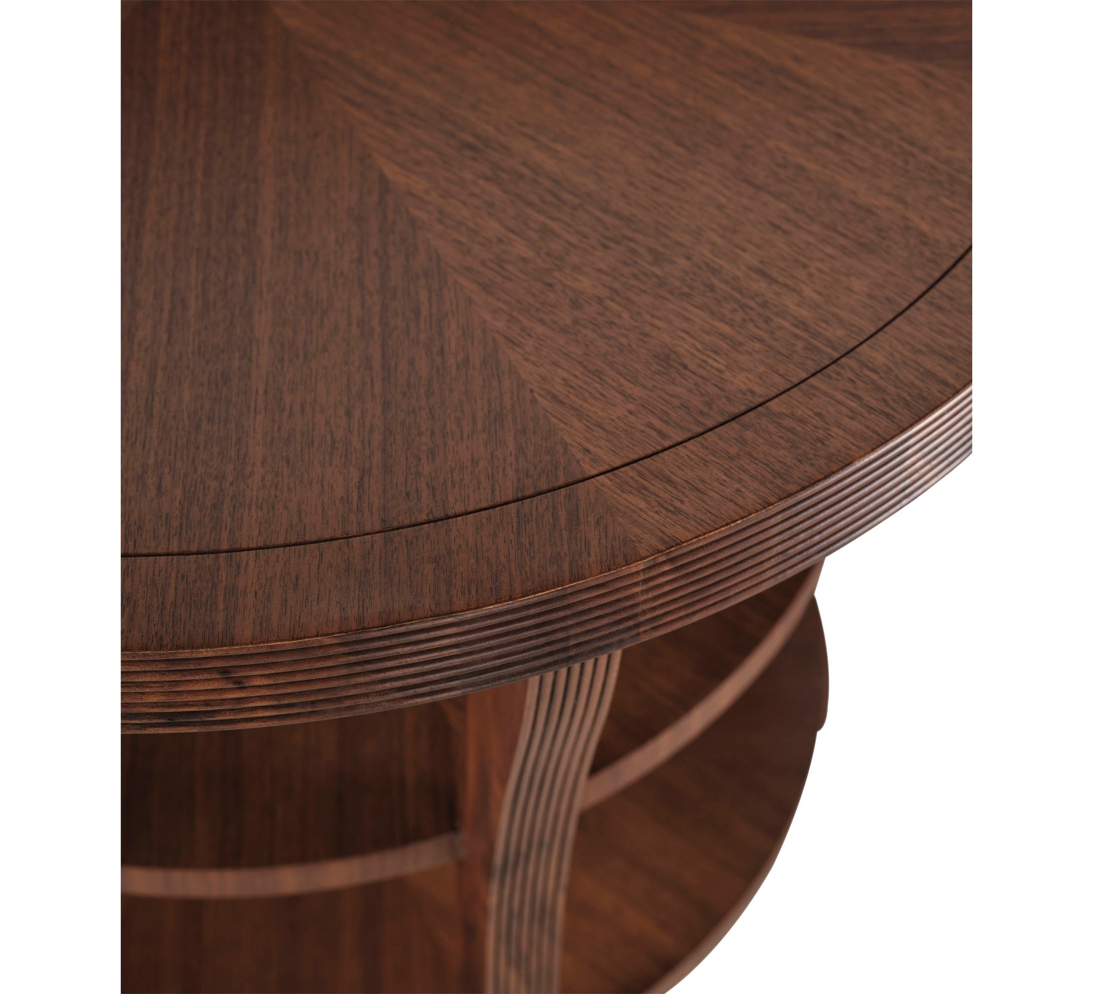 Round Tiered End Table