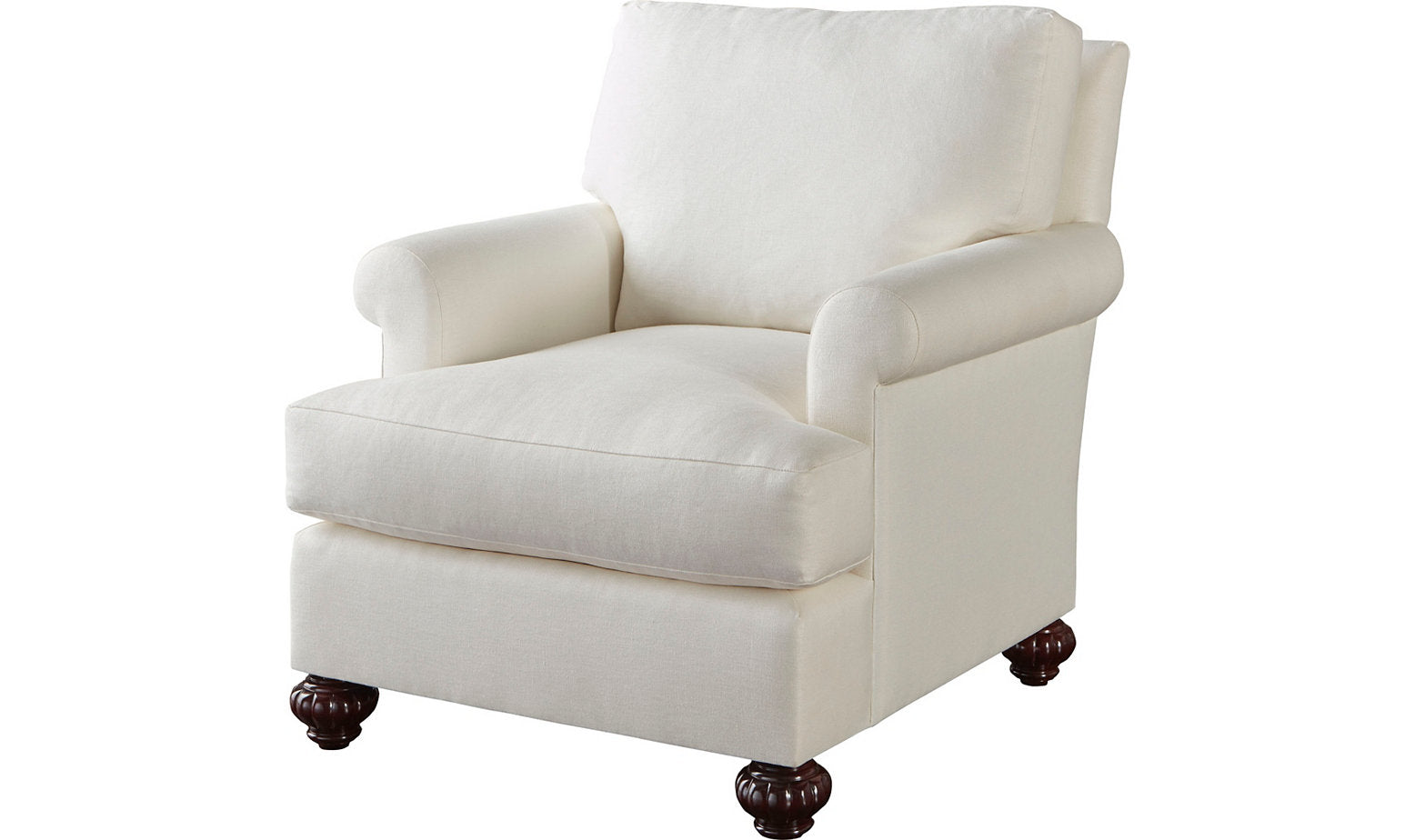 Bespoke Chair with Weltless Track T Arm – Accent Chairs by Baker Furniture | Sutter & Vale