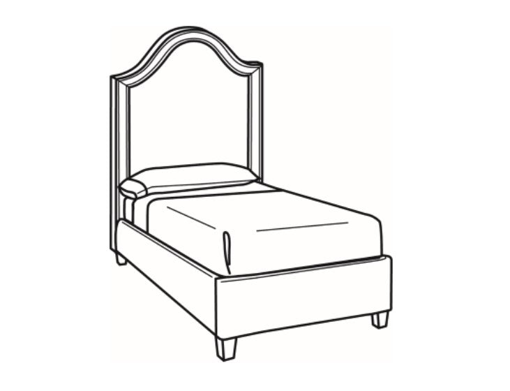 Alexa Tall Twin Bed