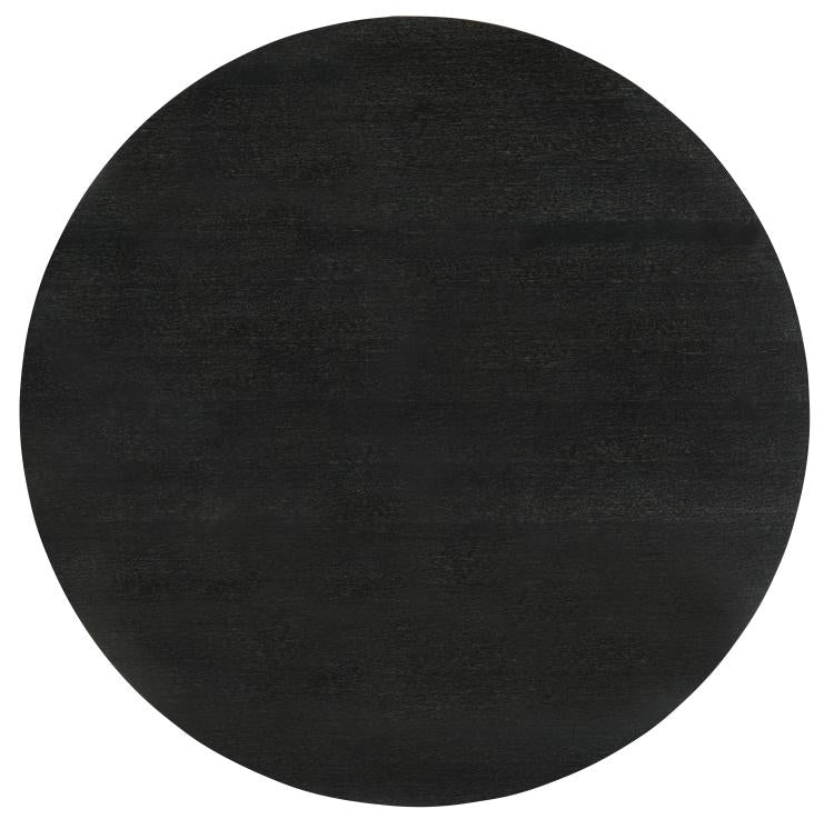 Corso 72" Round Dining Table - Black Cerused – Dining Tables by Century Furniture | Sutter & Vale