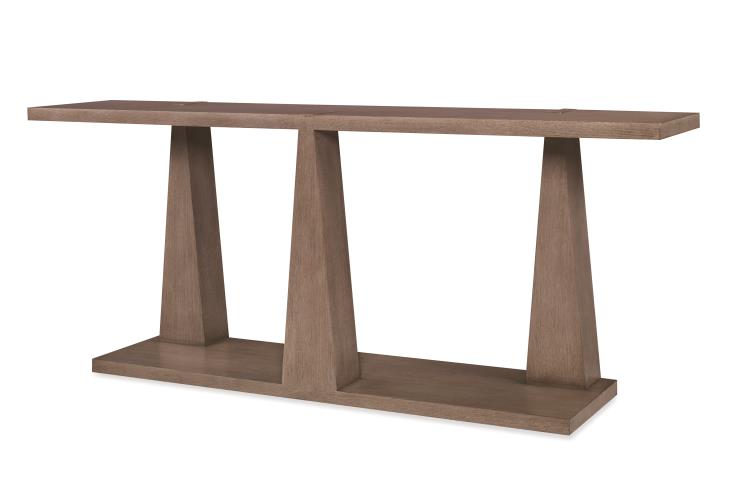Casa Bella Column Console Table - Timber Grey – Console Tables by Century Furniture | Sutter & Vale