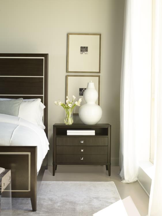 Aria Bed - King 6/6 - Brownstone/Oxford White – Beds by Century Furniture | Sutter & Vale