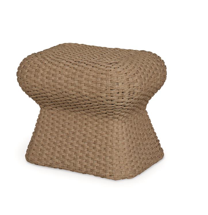 Warren Outdoor Ottoman - Natural – Ottomans by Century Furniture | Sutter & Vale