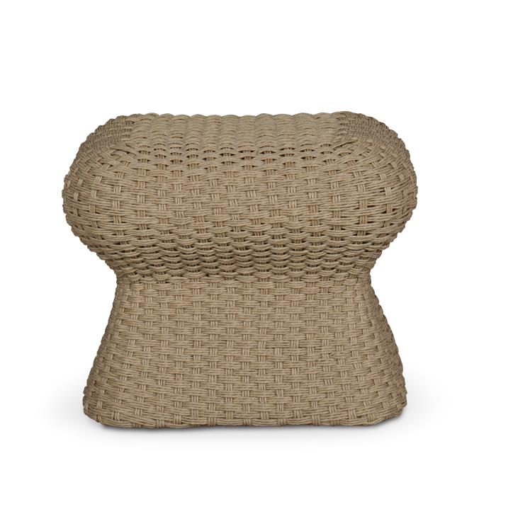 Warren Outdoor Ottoman - Natural – Ottomans by Century Furniture | Sutter & Vale