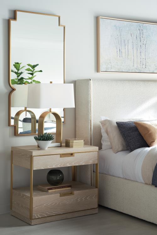 Cadence Upholstered Wing Bed - King 6/6 – Upholstered Beds by Century Furniture | Sutter & Vale