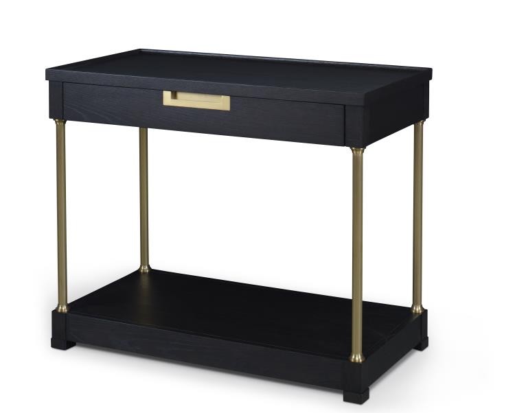 Cadence Single Drawer Nightstand - Mocha – Nightstands by Century Furniture | Sutter & Vale