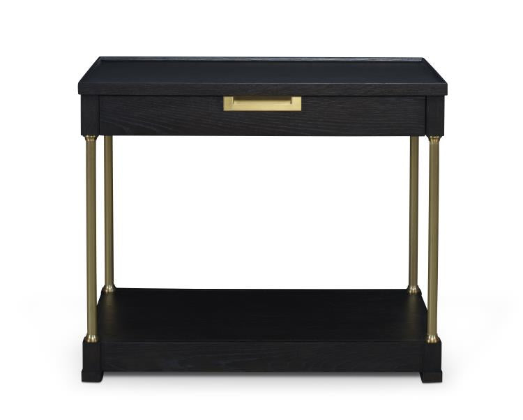 Cadence Single Drawer Nightstand - Mocha – Nightstands by Century Furniture | Sutter & Vale