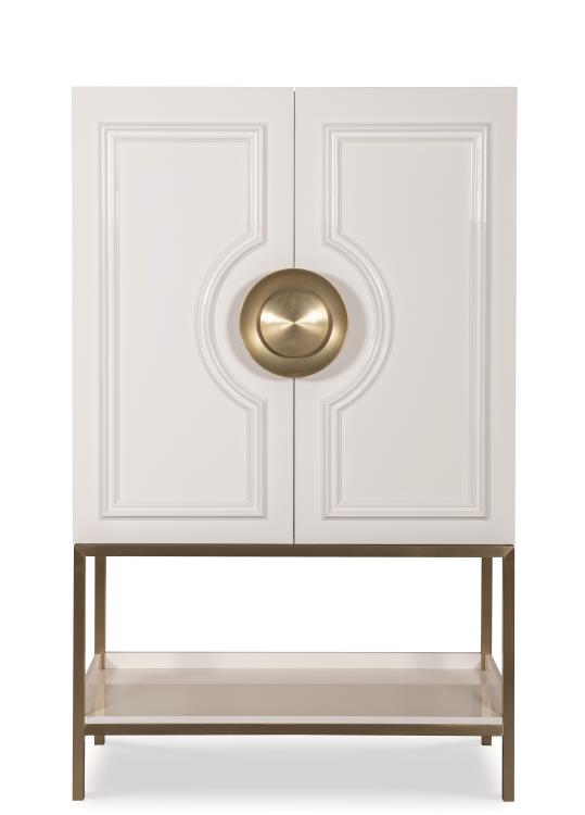 Cadence Bar Cabinet - White – Bar Cabinets by Century Furniture | Sutter & Vale