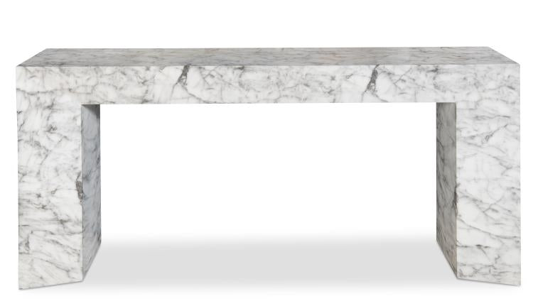 Cadence Console Table - Faux Marble – Consoles by Century Furniture | Sutter & Vale