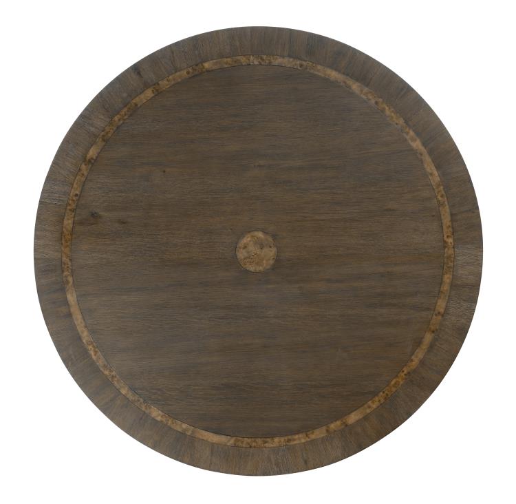 Monterey Round 64" Dining Table - Hawthorne Dark – Round Dining Tables by Century Furniture | Sutter & Vale
