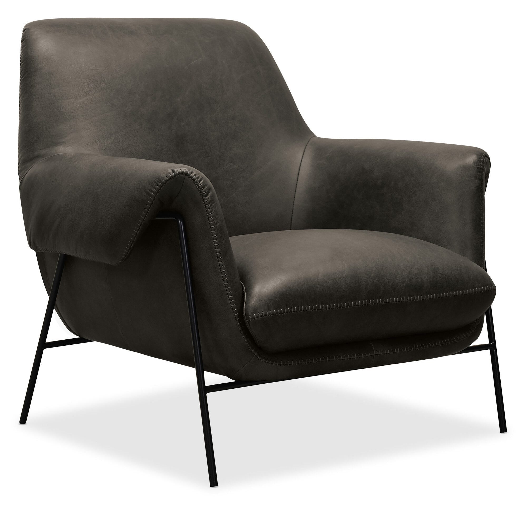 Ambroise Metal Frame Club Chair