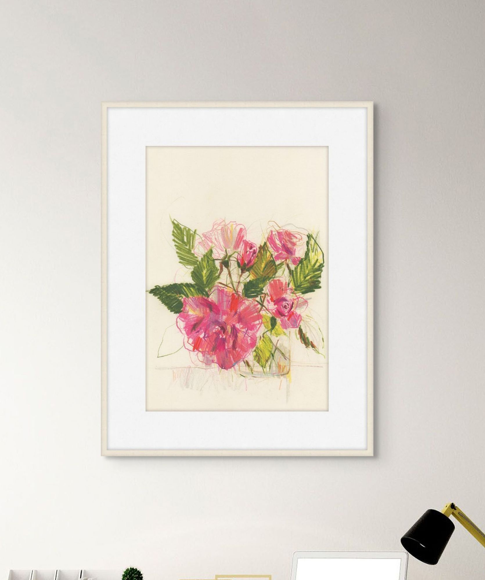 Vase of Roses 1 closeup