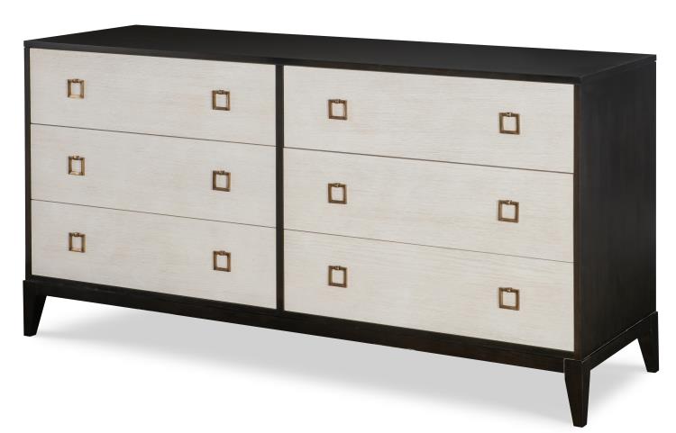 Stocked Details Six Drawer Low Dresser – Double Dressers by Century Furniture | Sutter & Vale