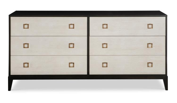 Stocked Details Six Drawer Low Dresser – Double Dressers by Century Furniture | Sutter & Vale