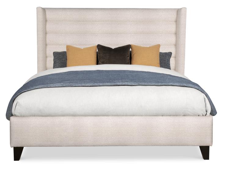 Stocked Fully Uph. Wing Bed - Med. Height - King 6/6 – Beds by Century Furniture | Sutter & Vale