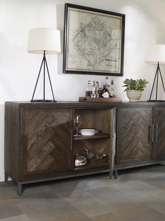 Blake Credenza - Brown Rustic – Credenzas by Century Furniture | Sutter & Vale