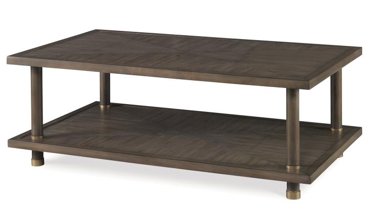 Biscayne Cocktail Table-Mink Grey – Coffee Tables by Century Furniture | Sutter & Vale