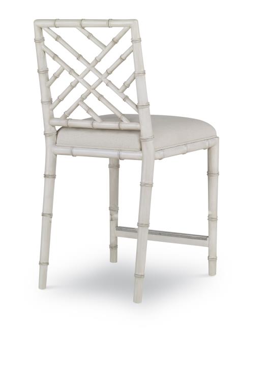 Brighton Counter Stool-Antique White/Flax – Bar & Counter Stools by Century Furniture | Sutter & Vale