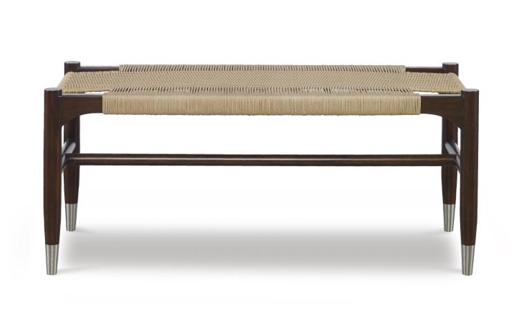 Tristan Woven Bench-Sand – Benches by Century Furniture | Sutter & Vale