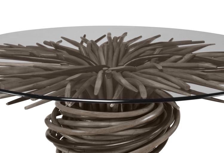 Knot Dining Table - Grey – Dining Tables by Century Furniture | Sutter & Vale